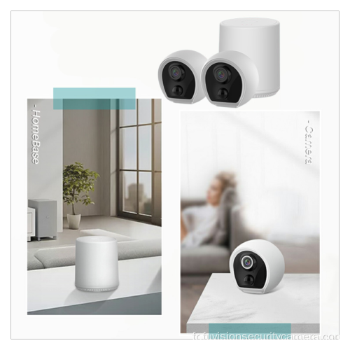 Nouveaux kits de caméra de sécurité Wifi Samrt Home Design